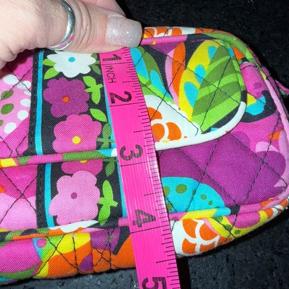NEW VERA BRADLEY VA VA BLOOM MIRRORED MAKEUP BAG